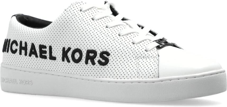 Michael Kors leren sneakers wit zwart - Foto 5