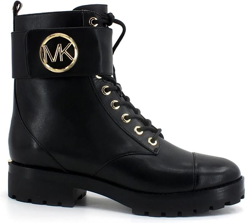 Michael Kors Tatum Ankle Boot Leather Black Zwart Dames - Foto 4