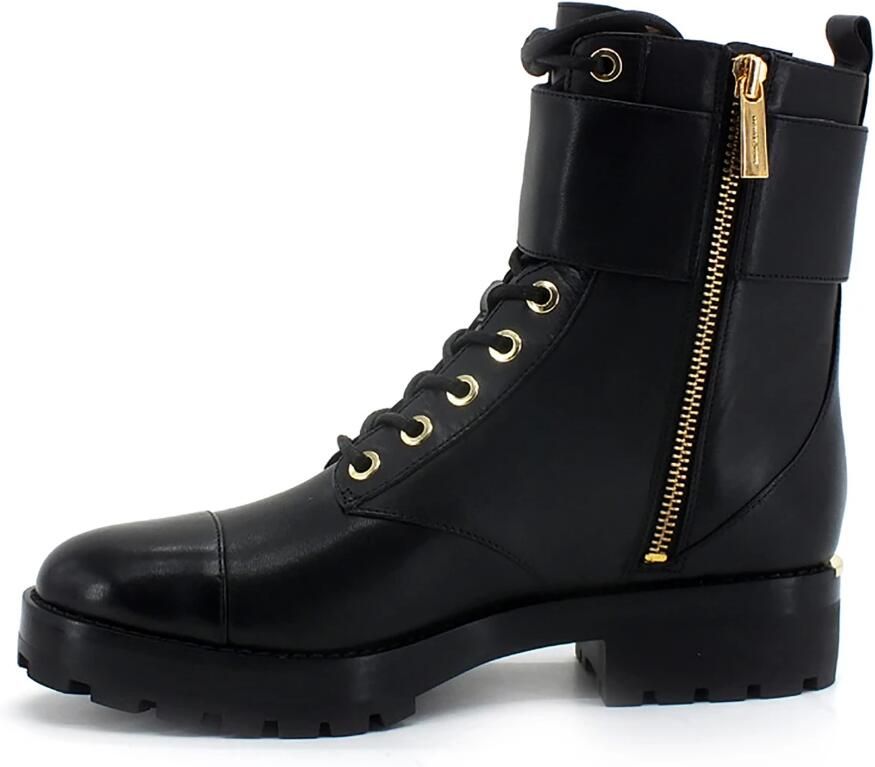 Michael Kors Tatum Ankle Boot Leather Black Zwart Dames - Foto 3