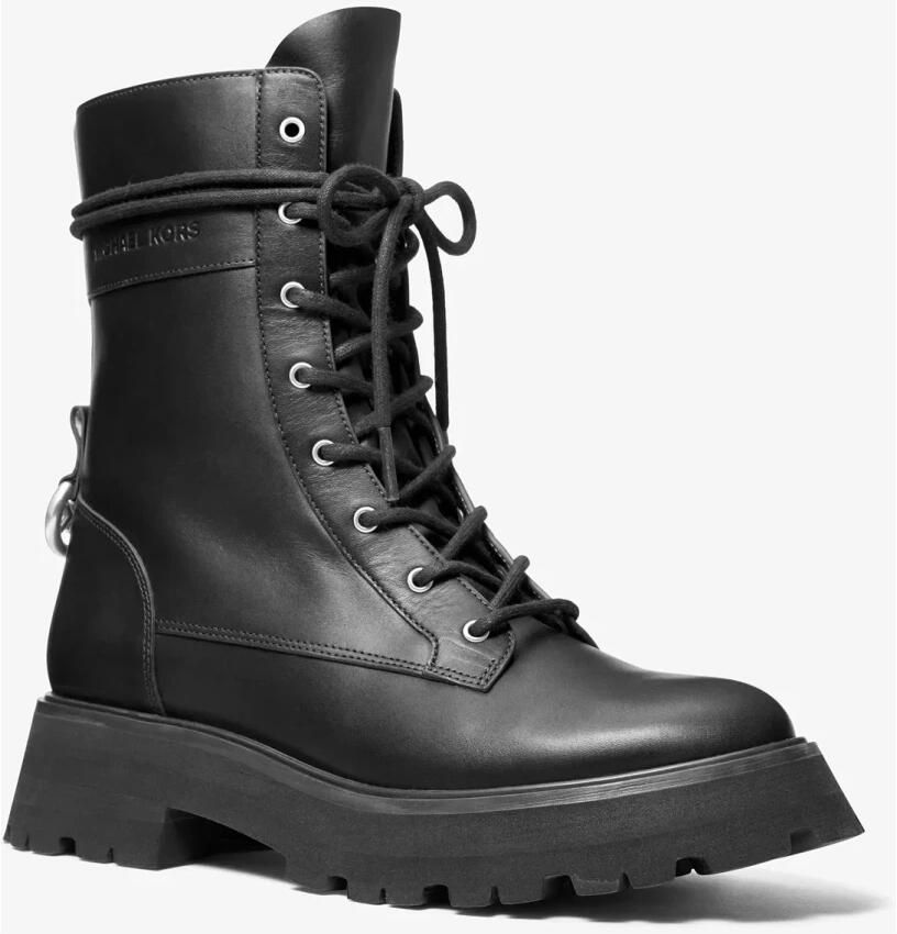 Michael Kors Caleb Leren Veterboot met Profielzool - Foto 4