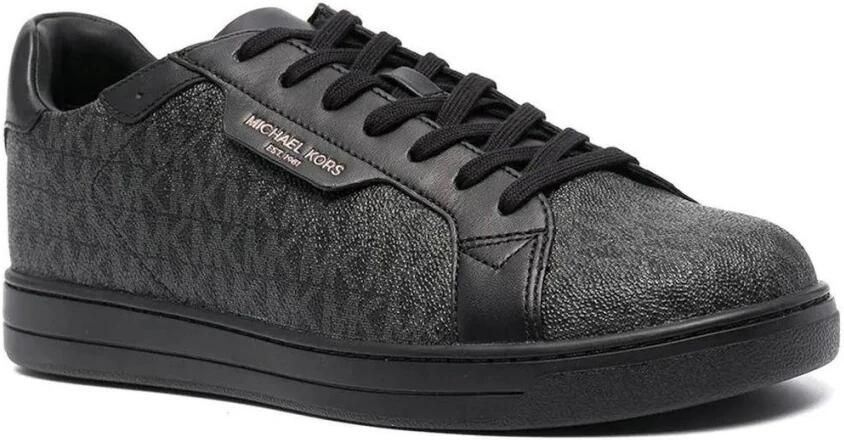 Michael Kors Monogram Print Zwarte Sneakers Black Heren - Foto 3