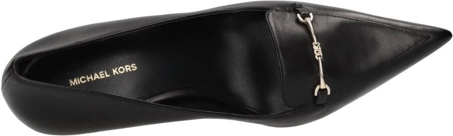 Michael Kors Zwarte Leren Pumps met Puntige Neus en Gesp - Foto 4