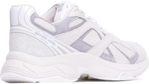 Michael Kors Low-Top Sneakers Multicolour Leather And Suede Trainers in wit - Foto 4