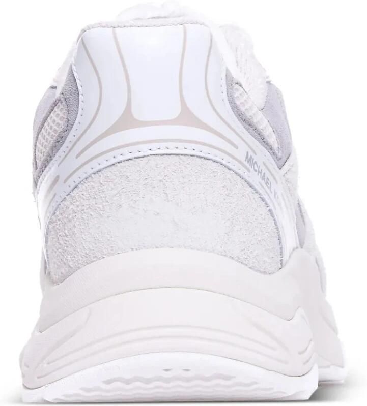 Michael Kors Low-Top Sneakers Multicolour Leather And Suede Trainers in wit - Foto 2