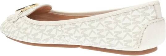 MICHAEL Kors Ballerina's van leer met logomotief model 'LILLIE' - Foto 4
