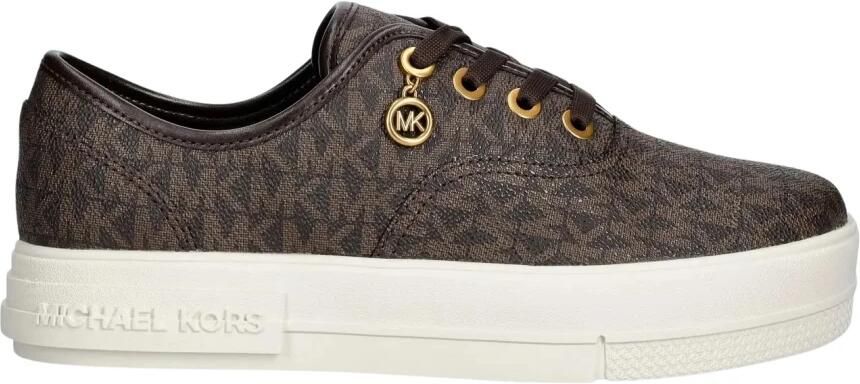 MICHAEL Kors Sneakers laag 'LINDSEY' chocoladebruin donkerbruin