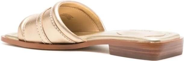 Michael Kors dy Metallic Leather Slide Sandal - Foto 2