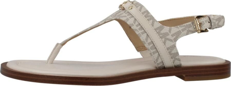 Michael Kors Dames Sandalen Mandy Thong Sandal Cream Beige - Foto 2