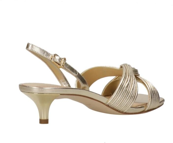 Michael Kors Metallic Finish Slip-On Sandalen