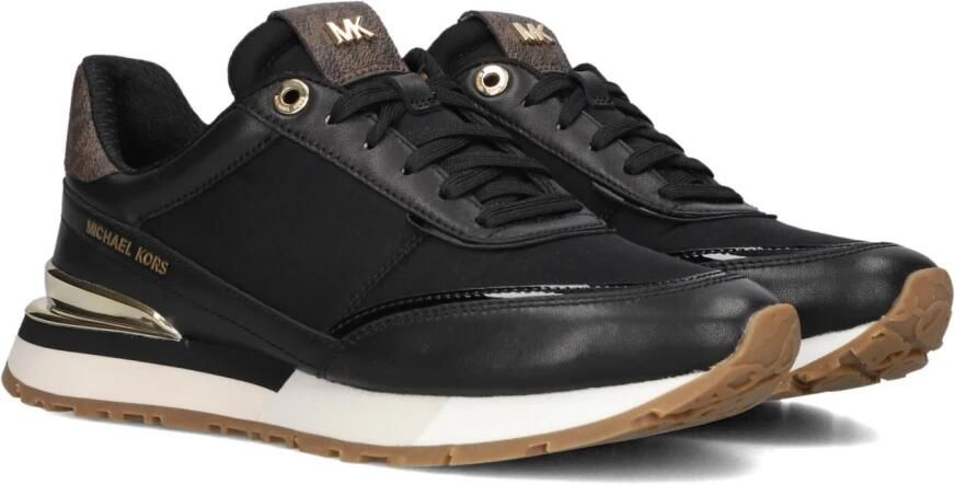 Michael Kors Nova Trainer Sneakers Leren Sneaker Dames Zwart - Foto 2