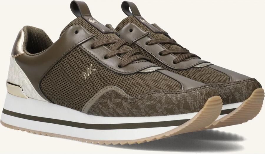 Michael Kors Raina Trainer Sneakers Dames Groen - Foto 2