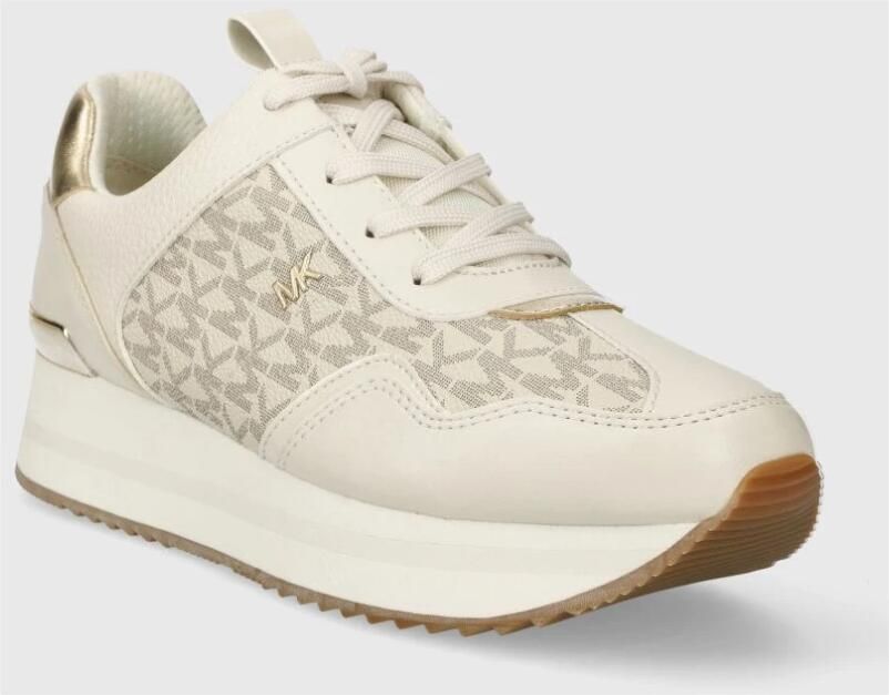 Michael Kors Raina Trainer Vanilla-sneaker michaelkors-veterschoen - Foto 6