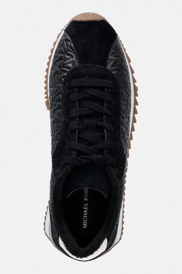 Michael Kors Rhodes Quilted Logo Leren Trainer - Foto 4