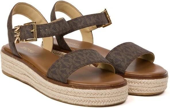 Michael Kors Sandal Richie Espadrille Brown - Foto 2