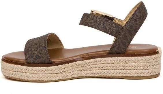 Michael Kors Sandal Richie Espadrille Brown - Foto 3