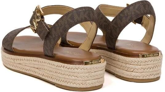 Michael Kors Sandal Richie Espadrille Brown - Foto 4
