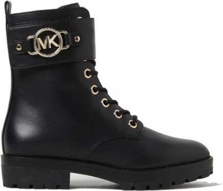 MICHAEL Kors Boots van leer met labeldetail model 'RORY LACE UP' - Foto 3