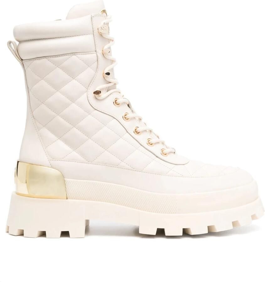 Michael Kors Rowan Quilted Leather Lace-Up Boot - Foto 2
