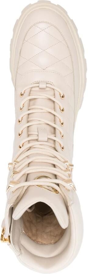 Michael Kors Rowan Quilted Leather Lace-Up Boot
