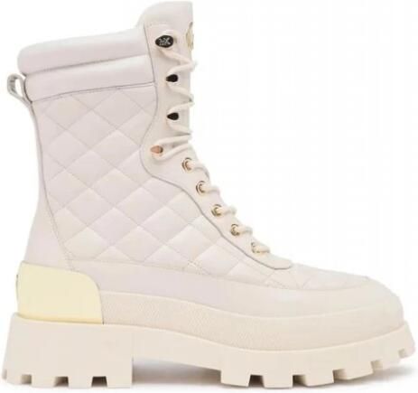 Michael Kors Rowan Lace Up Bootie Enkellaarzen Beige Dames - Foto 5