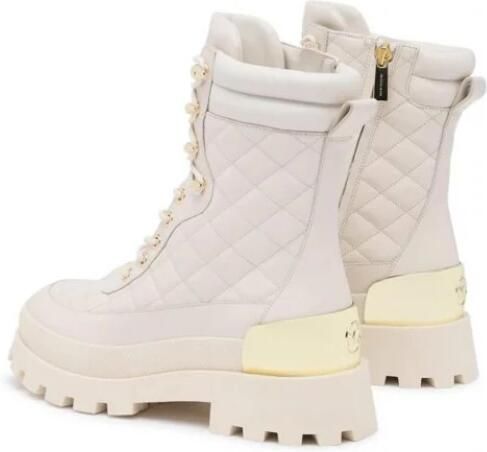 Michael Kors Rowan Lace Up Bootie Enkellaarzen Beige Dames - Foto 4