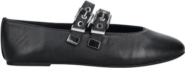 MICHAEL Kors Ballerina met riempjes 'ROWEN' zwart