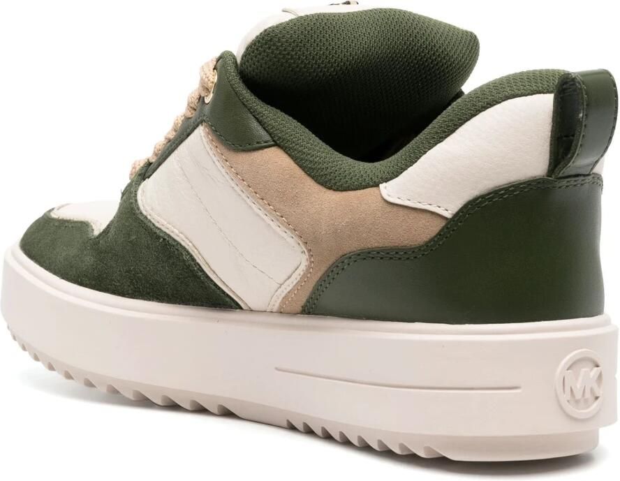 MICHAEL KORS Lage Sneakers Dames Rumi Lace Up Leer Groen - Foto 4