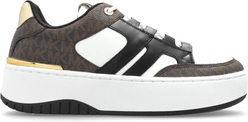 Michael Kors Ryder Mixed-Media Platform Sneaker