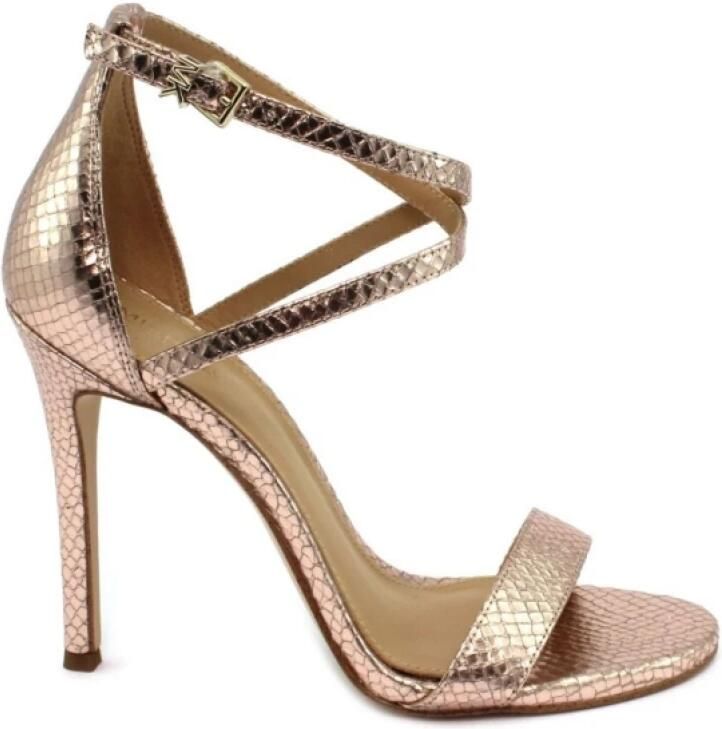 Michael Kors Sandalo Alto Gold Rose