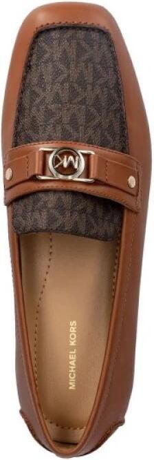 Michael Kors Logo Motief Leren Mocassin Schoen - Foto 2