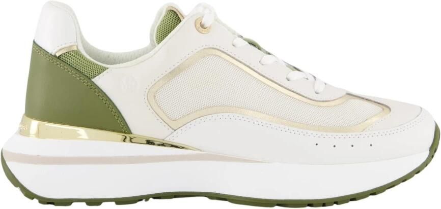 Michael Kors Ari Trainer dames sneaker Wit Groen