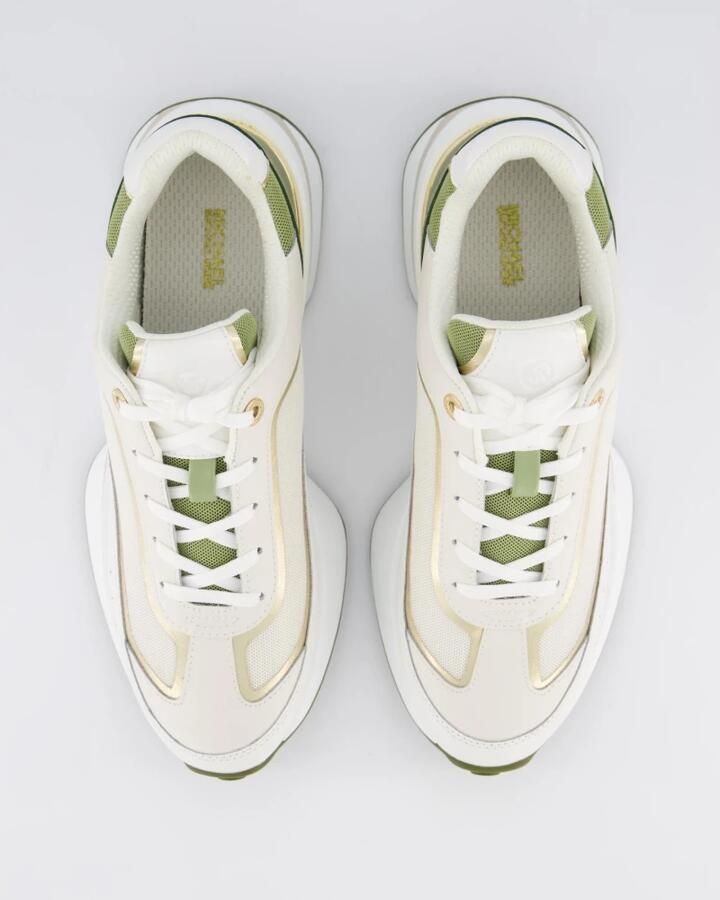 Michael Kors Ari Trainer dames sneaker Wit Groen - Foto 4
