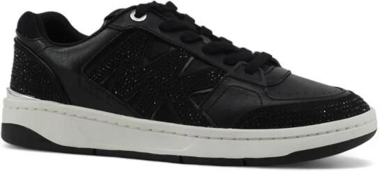 MICHAEL KORS Lage Sneakers Dames Rebel Lace Up Maat: 39 Materiaal: Leer Kleur: Zwart - Foto 3