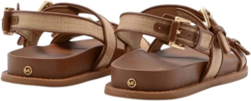 Michael Kors Two-strap Raffia Sandal