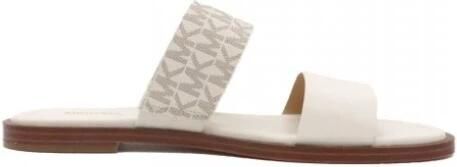 Michael Kors Vera leren sandaal met kenmerkend logo