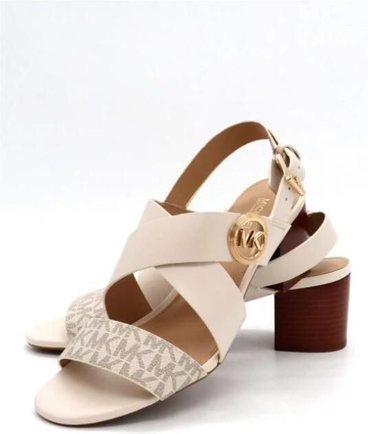 Michael Kors Vera Logo en Leren Sandaal - Foto 2