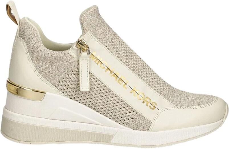 MICHAEL Kors Slip-on 'WILLIS' beige champagne goud