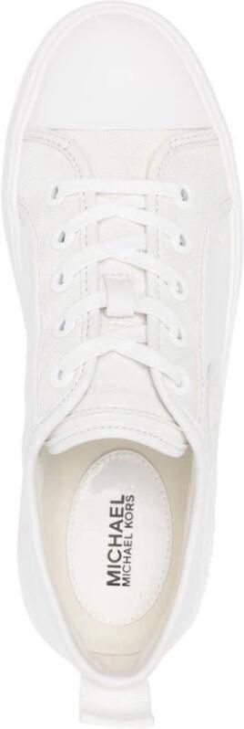Michael Kors Witte Sneakers met Veters Casual Flats