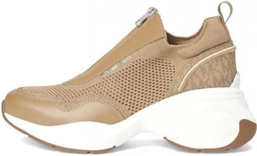 Michael Kors Zuma Mixed-Media Trainer
