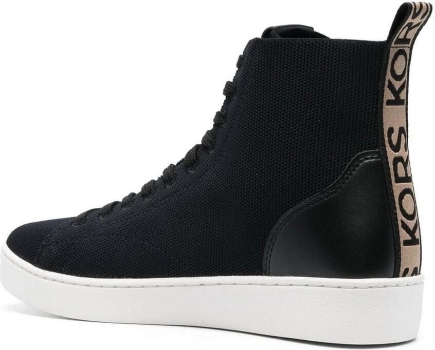Michael Kors Zwarte Gebreide Hoge Top Sneakers - Foto 2
