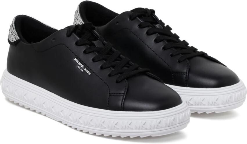 Michael Kors Zwarte Lage Top Kristal Sneakers - Foto 3