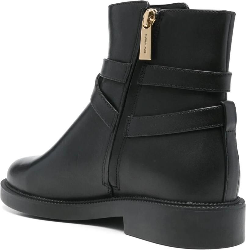 Michael Kors Zwarte Platte Enkellaars voor Vrouwen - Foto 2
