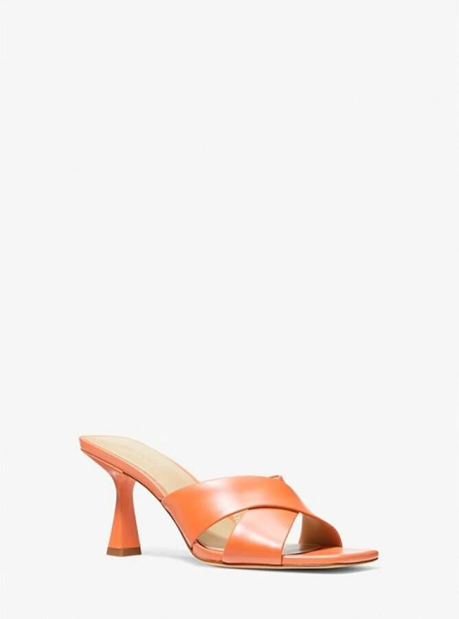 Michael Kors Michael Sandals Orange Oranje Dames