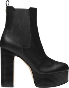 Michael Kors Natasha Leren Platformlaars Zwart Dames