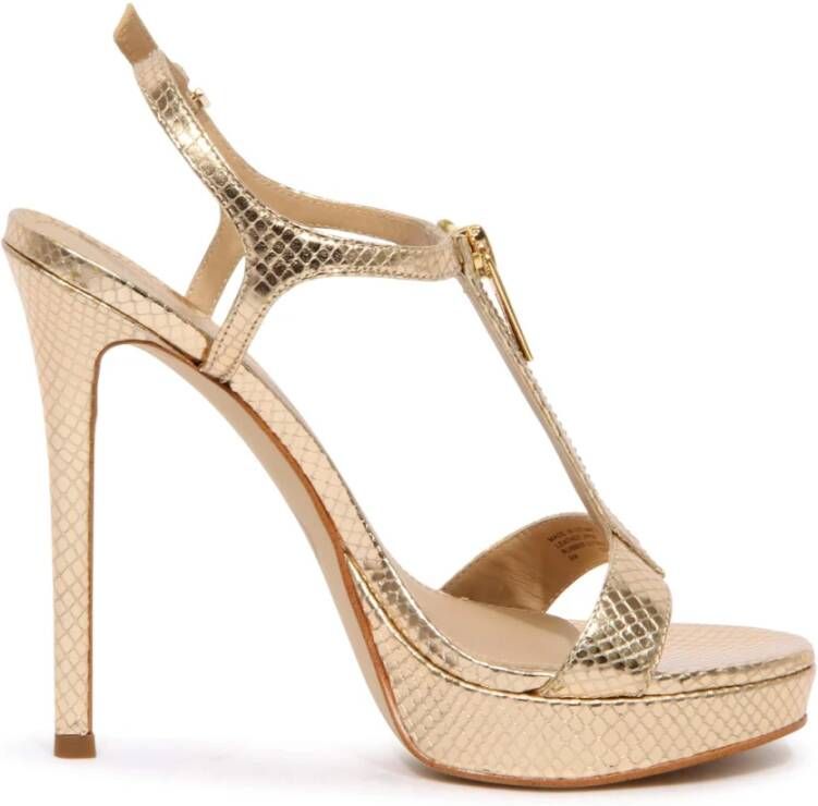 Michael Kors Pale Gold Berkley Stiletto Sandal