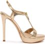 Michael Kors Pale Gold Berkley Stiletto Sandal - Thumbnail 1