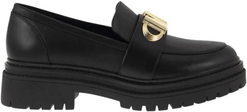 Michael Kors Zwarte Parker Mocassino Leren Instappers Black Dames - Foto 3