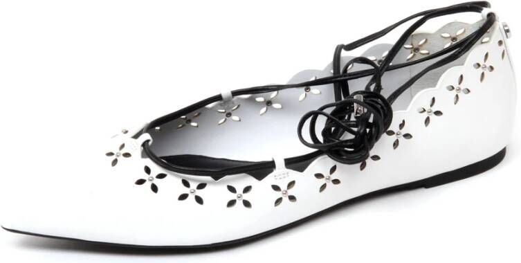 Michael Kors Platte Leren Ballerina Schoen