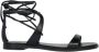 Michael Kors Leren Sandalen met Veters Black Dames - Thumbnail 4