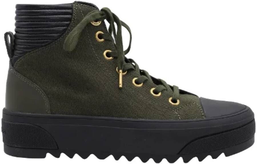 Michael Kors Pre-owned Canvas sneakers Green Dames